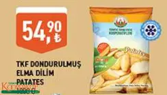 TKF DONDURULMUŞ ELMA DİLİM PATATES 1000 G TKF DONDURULMUŞ ELMA DİLİM PATATES 1000 G